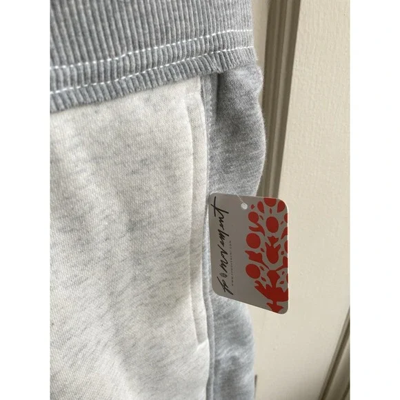 Free People Movement Making It Athleisure Overalls Women's XS Heather Grey - Picture 5 of 8